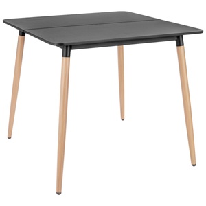 Vega, VEGA Outdoortisch Gimani quadratisch; 80x80x72 cm (LxBxH); Platte anthrazit, Gestell braun; quadratisch