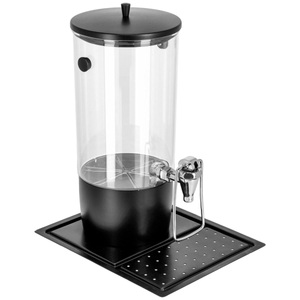Vega, VEGA Dispenser Hampton einzeln GN 1/2 inkl. 2x Kühlakku; 4000 ml, 26.5x32.5x42 cm (LxBxH); schwarz