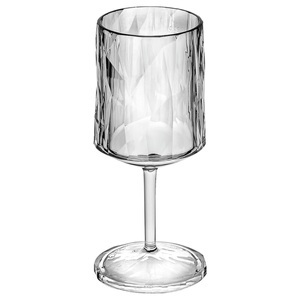 Koziol, koziol Weinglas Classic Wine Club No. 21 Superglas mit Eichstrich; 300 ml, 7.95x18.3 cm (ØxH); transparent; 0.25 l Eichstrich, 12 Stück / Pack