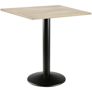 PULSIVA, PULSIVA Esstisch Solona quadratisch; 68x68x73.9 cm (LxBxH); Platte buche, Gestell schwarz; quadratisch