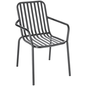 Vega, VEGA Outdoor Stapelstuhl Merida; 57x64x85 cm (BxTxH); anthrazit; 2 Stück / Pack