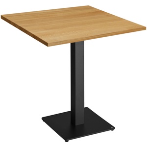 Vega, VEGA Esstisch Kentucky; 80x80x75 cm (LxBxH); Platte eiche/natur, Gestell schwarz; quadratisch