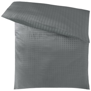 ERWIN M., ERWIN M. Bettbezug Cube Reissverschluss; 135x200 cm (BxL); schiefergrau