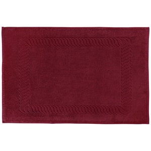 ERWIN M., ERWIN M. Badematte Bermuda 2.0; 50x70 cm (BxL); bordeaux