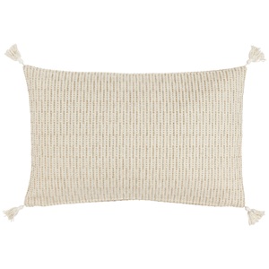 ERWIN M., ERWIN M. Dekokissenbezug Torano fein gestreift; 30x50 cm (BxL); creme/beige