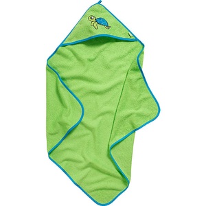 Playshoes, PLAYSHOES Frottee-Kapuzenbadetuch 75x75 cm Schildkröte green, 