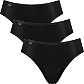 SLOGGI, Sloggi Slip 24/7 Microfibre Tai 3er-Pack, Sloggi - Slip Casual, 42, Schwarz