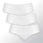 SLOGGI, Sloggi Damen-Pants 24/7 Microfibre im 3er-Pack, Sloggi - Panty 3er Pack Bequem sitzend, 46, Weiss