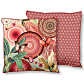 undefined, Hip Nicki-Velours Kissen Jimena, gefüllt, hip Dekokissen »Jimena«, Mit Füllung, 1 Stück, Biese, 30x60, Wendeoptik, Weich, Mandala