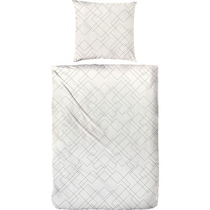 undefined, Primera Crêpe Bio Bettwäsche, Primera Bettwäsche »Bio Crepe Mosaik«, mit feinem Linienmuster