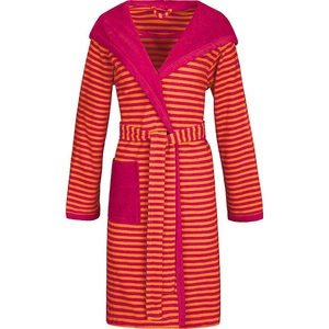 undefined, ESPRIT Leichtfrottier Damen-Bademantel Striped Hoody mit Kapuze