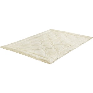 undefined, f.a.n. Schafschurwoll Antimilbe Steppbett, fan Naturhaarbettdecke »Wolle Anti Milbe«, normal, Füllung 97% Wolle, 3% sonstige Fasern, Bezug 100% Baumwolle, (1 St.), reizfreier Schlafkomfort durch Milben-Ausrüstung