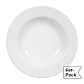 undefined, Seltmann Weiden Suppenteller Rondo Liane weiß im 6er-Pack, Seltmann Weiden Suppenteller 23 cm , 001.215764 , weiss , Keramik , 003123306404