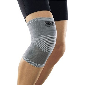 undefined, Kniebandage, Knie Bandage elastisch, grau (Größe: L/XL)