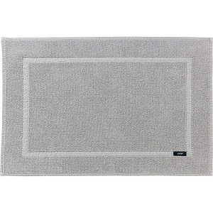 JOOP!, Joop! Badteppich in grau, hellgrau 50/70 cm , Joop! Pearl 09526 , Textil , 50x70 cm , Velours, Struktur , Für Fussbodenheizung geeignet , 005041013602