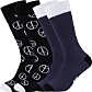 Fun Socks, Fun Socks Unisex-Socken 2 Paar, Camano - Wadenlange Socken, für Herren, Marine, Größe 41/46