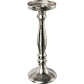 undefined, Kerzenhalter, Aluminium Silber H: 25 cm