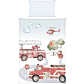 HERDING, Herding Renforcé Kinder-Wendebettwäsche Feuerwehr