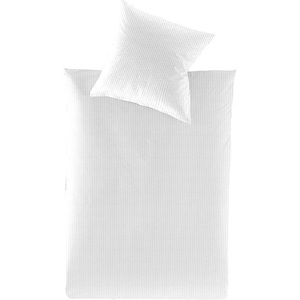 Irisette, 2-teilige Bettwäsche-Garnitur aus Jersey Irisette weiss, Irisette Bettwäsche »Lumen 8129«, hochwertig und traumhaft weich