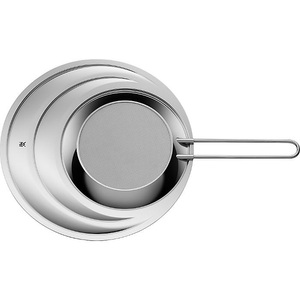 Wmf, WMF - Spritzschutzdeckel 20-24-28 cm - Silber, WMF Spritzschutz , 07 2082 6040 , Edelstahlfarben , Metall , für versch. Topfgrössen geeignet , 0037310026