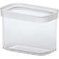 undefined, Emsa Frischhaltedose Optima, Emsa Vorratsdose 1 l , 513557 Optima , weiss, Transparent , Kunststoff , 16x9.9x11.9 cm , lebensmittelecht, luftdichter Verschluss, stapelbar, Deckel mit Sichtfenster , 0032620046