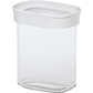 undefined, Emsa Frischhaltedose Optima, Emsa Vorratsdose 0,38 l , 513555 Optima , weiss, Transparent , Kunststoff , 9.9x6.9x11.9 cm , lebensmittelecht, luftdichter Verschluss, stapelbar, Deckel mit Sichtfenster , 0032620044