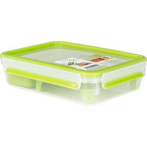 undefined, Emsa Frischhaltedose Clip & Go mit Gittereinsatz, Emsa Lunchbox Clip & Go 1.2 l, Grün