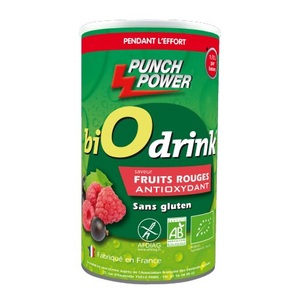 Punch Power, BiOdrink Antioxydant Fruits rouges sans gluten - Energiedrink, Punch Power BiOdrink Antioxydant Fruits rouges sans gluten - Energiedrink 500 g