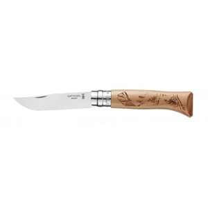 Opinel, Opinel No 08 Gravure Velo Taschenmesser, 
