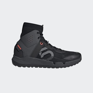 undefined, adidas Five Ten Trailcross Mid Pro Mountain Bike Schuhe Herren core black/grey two/solar red 2020 UK 8,5 | EU 42 2/3 Flat Pedal Schuhe, 