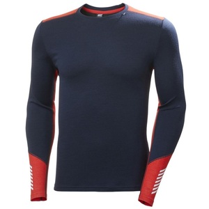 Helly Hansen Lifa Merino Midweight Crew - Funktionsunterwäsche - Herren Navy Blue L