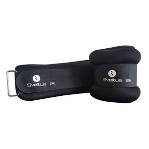 Sveltus, Sveltus - Paar Handgelenks-Gewichtsmanschetten 2 x 2 kg - Schwarz, Sveltus weighted bracelet 2 Kg x2 Black One Size