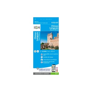 undefined, IGN Karte, Carte de randonnée (et plein air) Chinon Langeais, IGN Chinon / Langeais / Azay Le Rideau One Size
