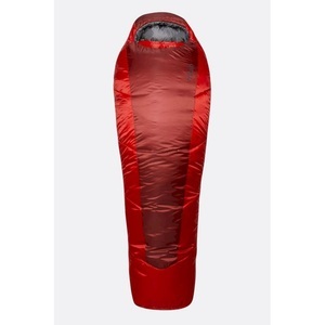 Rab, Rab Solar Eco 3 Schlafsack Regular rot Left Zipper 2022 Schlafsäcke, 