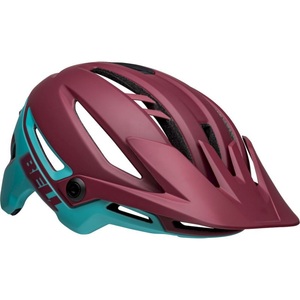 Bell, Bell Sixer MIPS Helm rot/türkis 2022 55-59cm MTB Helme, Bell Sixer Velohelm bordeaux