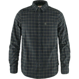 FJALLRAVEN, Fjällräven Övik Flanellhemd Herren dark grey 2020 S Langarm Hemden, Fjällräven Herren Övik Flannel Hemd