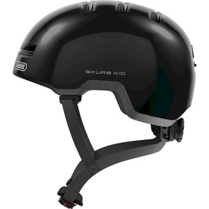 ABUS, Abus Velohelm Skurb Kid - Shiny Black, Abus Velohelm Skurb Kid - Shiny Black (Grösse: S (45-50 cm))