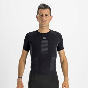 sportful, Sportful 2Nd Skin Tee - Thermounterwäsche - Herren Black S, Sportful 2Nd Skin Tee - Thermounterwäsche - Herren Black S