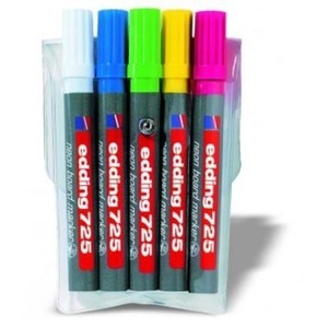 undefined, EDDING Boardmarker 725 2-5mm 725-E5 5er Etui, Edding 725, Boardmarker, 2-5mm, 725-E5, (5er Etui)