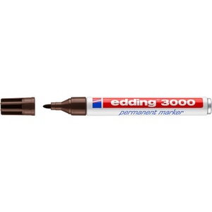 undefined, EDDING Permanent Marker 3000 1,5-3mm 3000-18 dunkelbraun, Edding 3000, Permanent Marker, 1,5-3mm, dunkelbraun, 3000-18