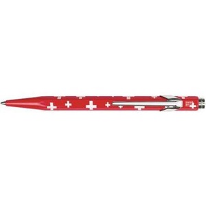 undefined, CARAN D'A Kugelschreiber 849 Swiss 849.253 rot/weiss, Caran d'Ache Kugelschreiber 849 Swiss, rot/weiss, 849.253