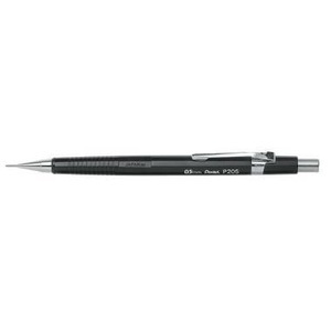 undefined, PENTEL Druckbleistift Sharp 0.5mm P205A schwarz mit Radiergummi, Pentel Sharp, 0.5mm, schwarz, mit Radiergummi, Druckbleistift, P205A