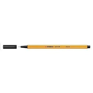 undefined, STABILO Point 88 Fineliner Rainbow-schwarz, Stabilo Point 88 Feinschreiber, 0.4mm, schwarz, 88/46