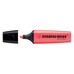 undefined, STABILO Boss Leuchtmarker Original 70/40 rot, Stabilo BOSS Original 70, rot, Textmarker, 70/40