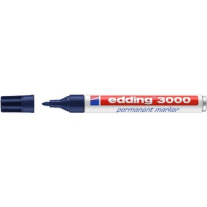 undefined, EDDING Permanent Marker 3000 1,5-3mm 3000-17 stahlblau, Edding 3000, Permanent Marker, 1,5-3mm, stahlblau, 3000-17
