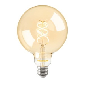 LED-Globelampe E27 ToLEDoVintage G120dim 5,5W gold