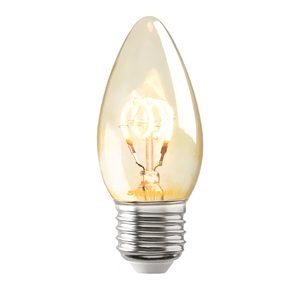 LED-Kerzenlampe E27 ToLEDo Vintage 820 2,3W gold