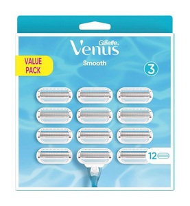 undefined, Gillette - VENUS - 12er-Pack Rasierklingen Smooth, 