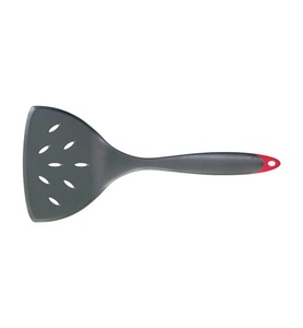 Cuisine pro, Cuisinepro - Pfannenwender 28.5 cm - Grau und Rot, Bratenschaufel gelocht 28.5cm Fiberglas