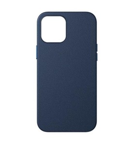 Baseus, Baseus - iPhone 12 Pro Max MagSafe Leder Case Schutz Hülle - Dunkelblau, 